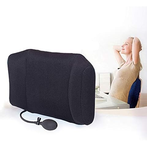 PBFONE Tragbares aufblasbares Lendenwirbelstützkissen / Massagekissen Cover