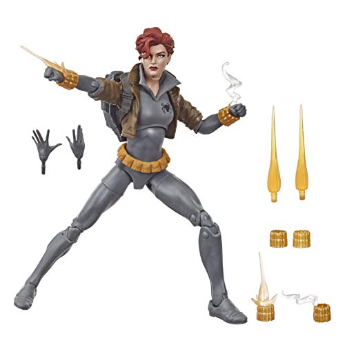 Boneco Marvel Legends Black Widow - Viúva Negra Traje Cinza - Hasbro