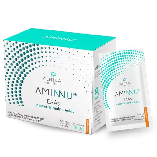 Aminnu Tangerina - 30 sachês + 3 Amostras - Central Nutrition