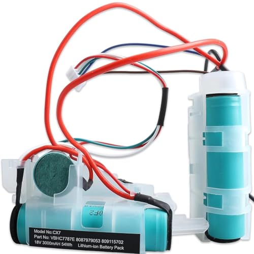 18V 3000mAh Batterie pour Electrolux AEG CX7, Compatible avec AE G 140055192540, AE G CX7-2-45AN CX7-2-35RM CX7-35WR CX7-35WRK AG18 Plus AG3011 AG3012 AG3013...