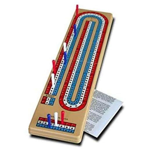 Bicycle Folding Cribbage Board 12" - 3 Track with Pegs & Instructions