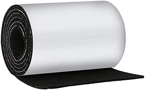 FOGAWA Furniture Felt Pads Heavy Duty Felt Strip Roll Self Adhesive Furniture Pad Felt Tape Felt Chair Pads Floor Protector Pads Black for Hardwood Floors Table Sofa DIY 5mm Thick 39.37'' x 3.93''