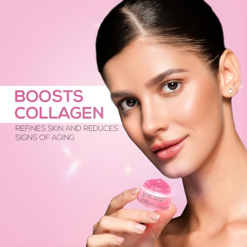 Image of RENEE Pink Therapy Hydrolyzed Collagen Overnight Sleep Jelly Mask, 15 gm