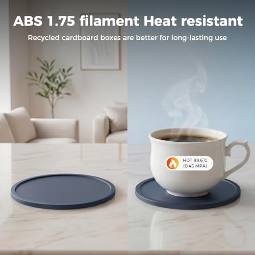 Image of Creality ABS Filament 1.75mm Gray 1KG, 3D Printer Filament, Excellent Resistance, Odorless Non-Toxic, Stability, Tough, 1kg(2.2lbs) Printing Filament for 3D Printer
