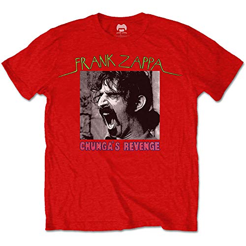 Rock Off Frank Zappa Chungas Revenge Officiel T-Shirt Hommes Unisexe - Les Beatles, Paul McCartney, John Lennon, RIngo Starr, George Harrison Rock Off Frank Zappa Chungas Revenge Officiel T-Shirt Hommes Unisexe