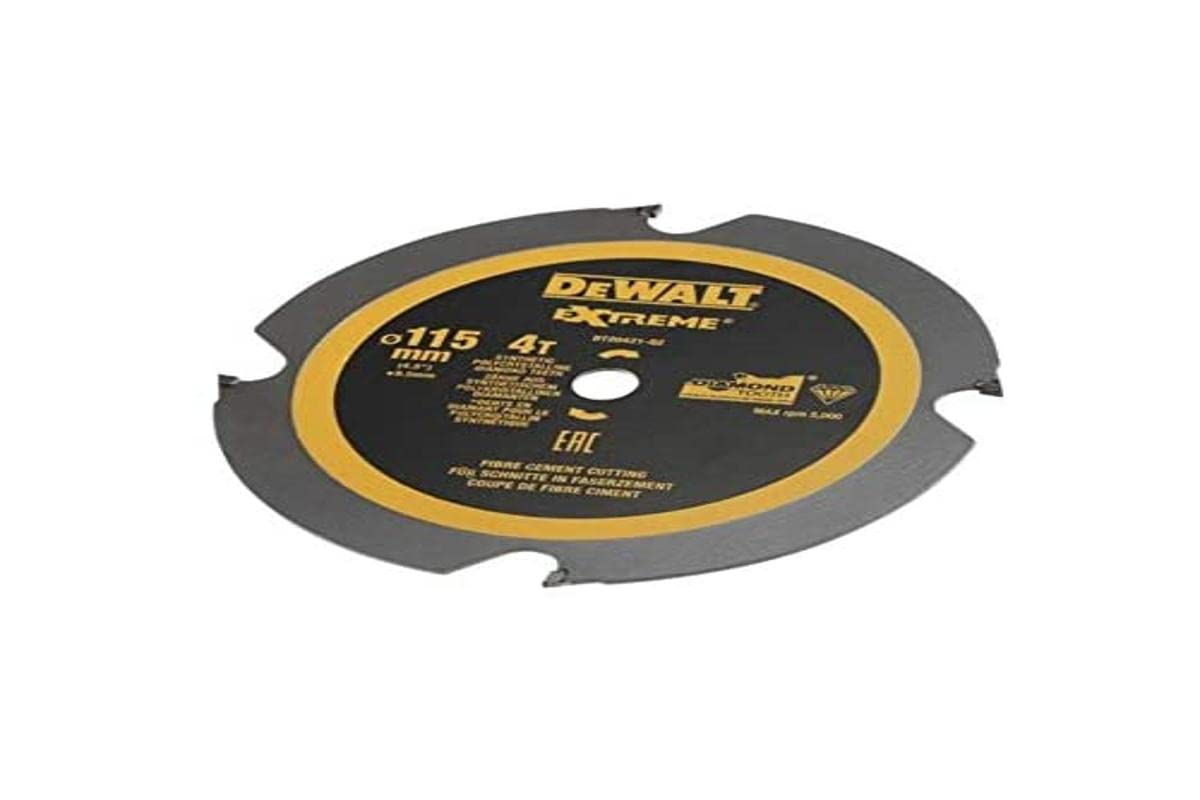 DEWALT DT20421-QZ Hojas para Corte Multi-Material (Fibrocemento) 115 x 10 mm x 4D
