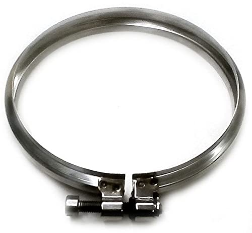 Fascetta di bloccaggio canna fumaria isolata INOX