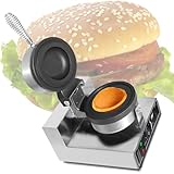 JYXYXSCP Stainless Steel Non-stick Hamburger Machine, Sandwich Press, Ice Cream Waffle Machine, Home Party Bread Heating Machine/220V (110v)