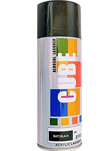 Cloudberry Cube Aerosol Multi Purpose Spray Paint Matte Black Color 400 ml Pack of 1. (B08MXV4FM6) Amazon Price History, Amazon Price Tracker
