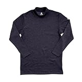 [ルコックスポルティフ] 展/1H/lecoq/裏ﾎﾞｱｶﾁｵﾝ杢/長袖ﾊｲﾈｯｸ581 LL 杢ブラック