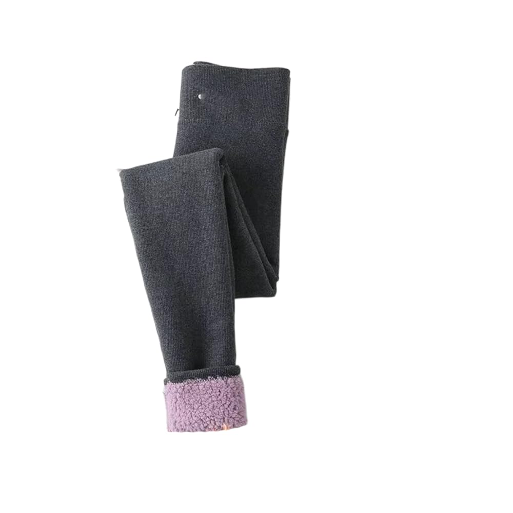 Leginsy Termiczne Damskie - Zimowe Legginsy Damskie Termiczne Grube Polarowe Rajstopy Damskie Wysoki Stan Jednolite Kolory Dopasowane Ściągacze Spodnie Swobodne Elastyczne Legginsy