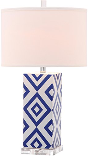 Lámpara de Mesa Safavieh Diamantes Azul 27 pulg miniatura 4