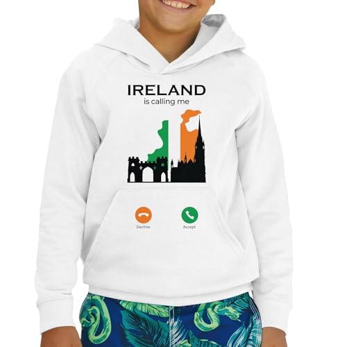 Sweat à capuche enfant Ireland is Calling coton premium durable - 2