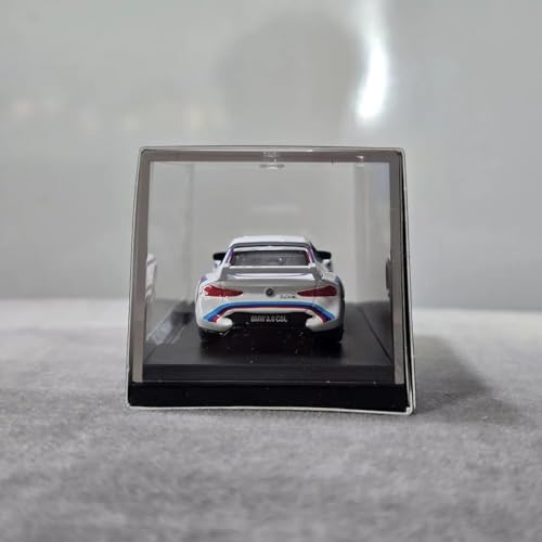 Image of CCA Diecast Car, Scale 1:64, Collectible Model, with Acrylic Display Case (BMW 3.0 CSL)