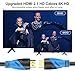 Rommisie 4K HDMI 15 FT Cable (HDMI 2.0,18Gbps) Ultra High Speed Gold Plated Connectors,Ethernet Audio Return,Video 4K,FullHD1080p 3D Arc Compatible with UHD TV Monitor Laptop Xbox PS4/PS5 ect