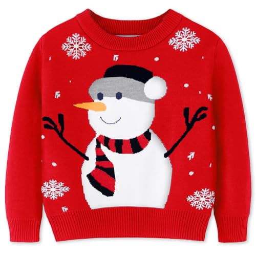 Image of Remimi Kids Christmas Sweater for Toddler Girls Boys Holiday Pullover Top
