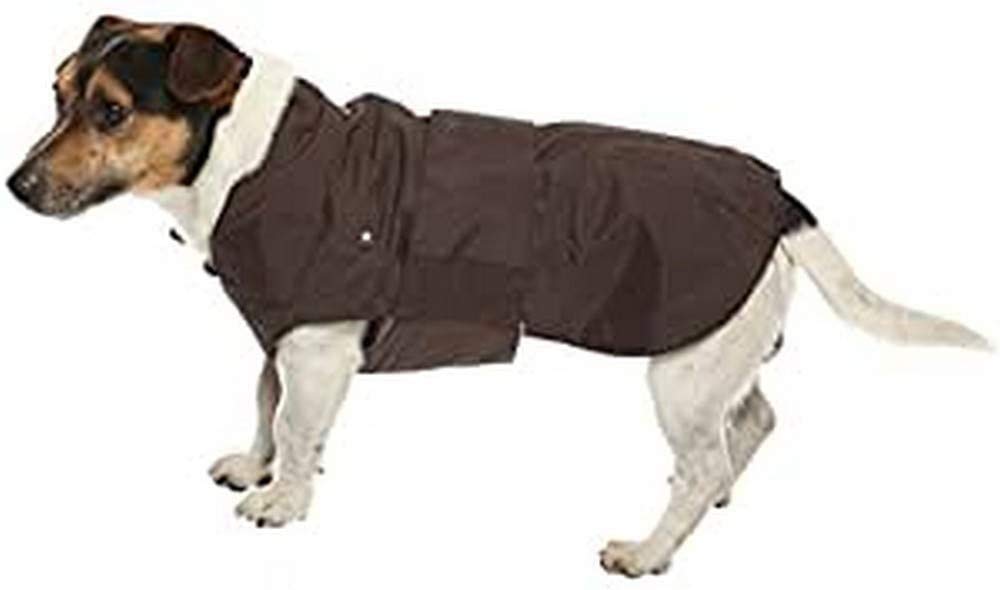 Croci Montreal - Dog Coat, Winter Coat, Waterproof Jacket, Size 45cm, Brown