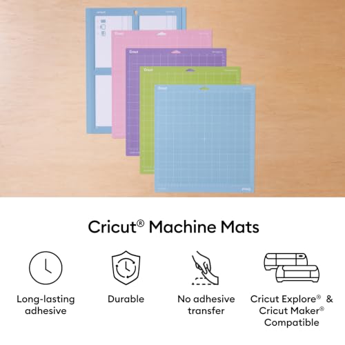 Cricut Cutting Mat Variety Pack (4 Count, 12in x 12in) - image 4