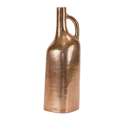 14.75" Bronze Decorative Bottle Vase