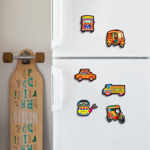 Image of Sehaz Artworks Fridge Decoration Items | Fridge Magnets Refrigerator Stylish | Fridge Magnets Set | Fridge Stickers Refrigerator | Refrigerator Sticker-FM-6-005