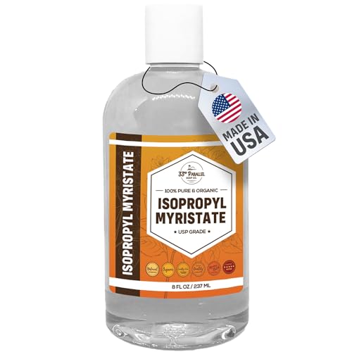 Isopropyl Myristate Cosmetic Grade IPM (8 oz)