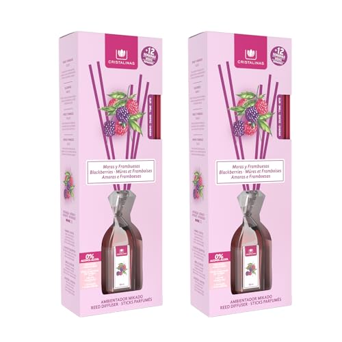 CRISTALINAS | Pack 2 Ambientador Mikado | Larga Duración 12...