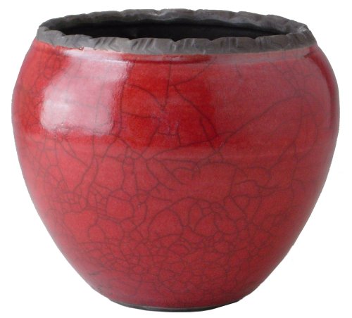 4" Raku Ceramic Cachepot Orchid Planter