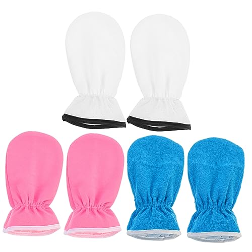BESTYASH Paraffin Hand Gloves 3 Pack Moisturizing Gloves Hand Spa Mittens Spa Mitts Wax Bath Gloves for Hand Care