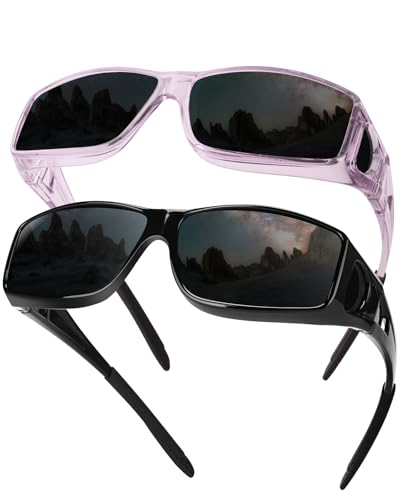 Image of Night Driving Glasses for Men Women Fit Over Sunglasses Anti Glare Polarized HD Night Vision Glasses