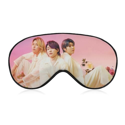 ミセス・グリーン・アップル アイマスク 通気性 遮光 目隠し 軽量 調節でき 洗濯でき 睡眠用 ポリエステル 自由調整可能 収納便利 旅行 昼寝 人気 推し アイドル スター 芸能人 ギフト プレゼント