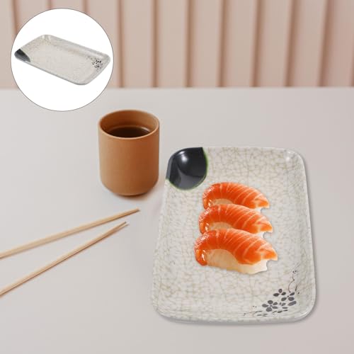 Set 2 Platos Rectangulares para Sushi 8 pulgadas miniatura 6