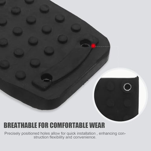 Patins antidérapants pour échasses de plaquiste Zerodeko avec vis - 4
