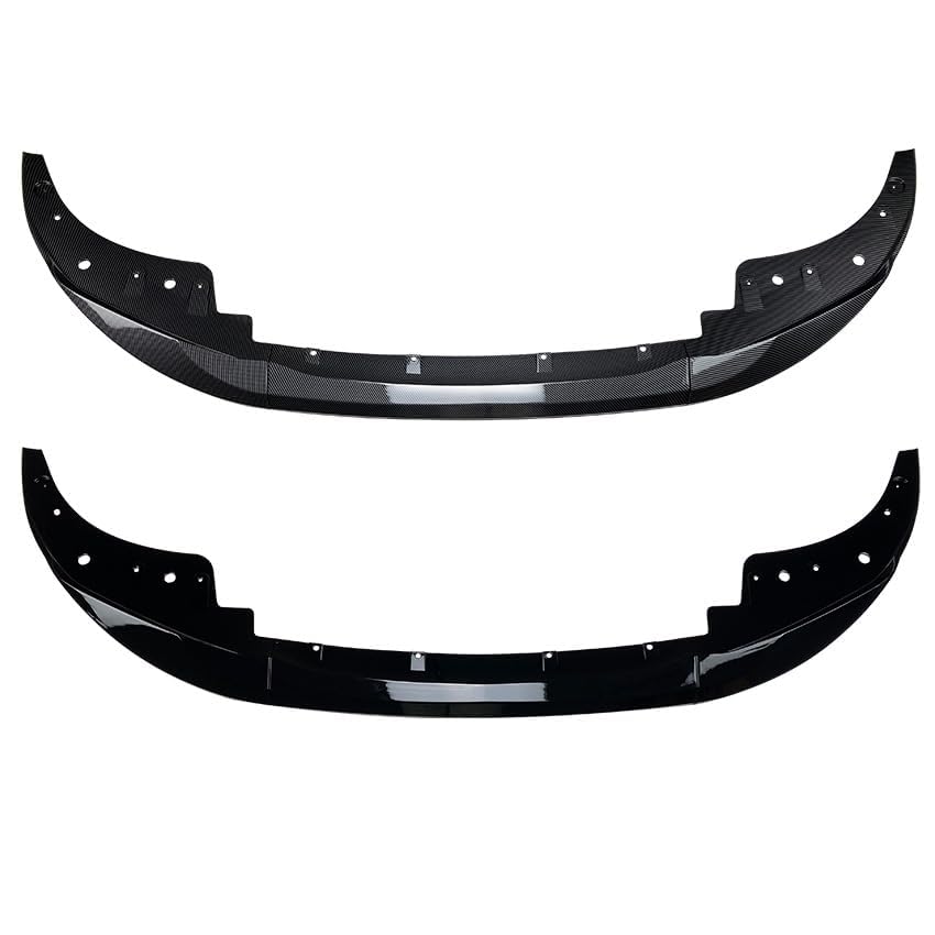Aileron Avant de Voiture pour BMW 4 Series 425i 430i G22 G23 2020, de Pare-Chocs Résistant aux Chocs Avant Séparateur séparateur Kit Lame Diffuseur,A/Carbon Fiber Pattern