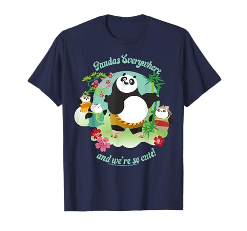 Kung Fu Panda Po Pandas Everywhere And We're So Cute T-Shirt