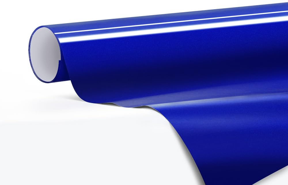 VViViD 3M Automotive Vinyl Wrap Roll (Gloss Deep Blue Metallic, 1ft x 5ft)
