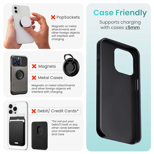Ambrane 10000mAh 4 in 1 Wireless Charging Power Bank Black - Image 4