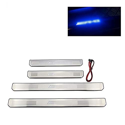 Lot de 4 Barres de seuil de porte LED en acier inoxydable pour C E w204 w210 w211 w212 AMG 2000-2017
