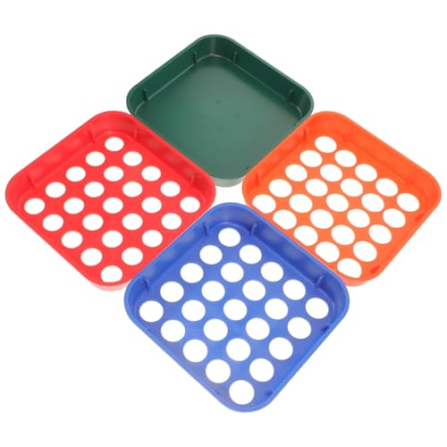 Trier monnaies facilement avec les 4 plateaux de tri de pièces à code couleur