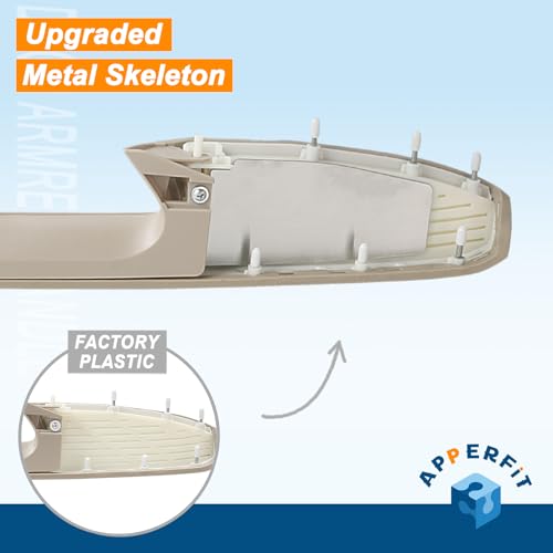 APPERFiT 80995 Upgraded Door Armrest Pull Handle Repair Kit Tan for Driver Door Panel Compatible with Chevrolet Chevy Avlanche, Silverado, Suburban, Tahoe/GMC Sierra Yukon 2010-2014 by APPERFiT - Image 2