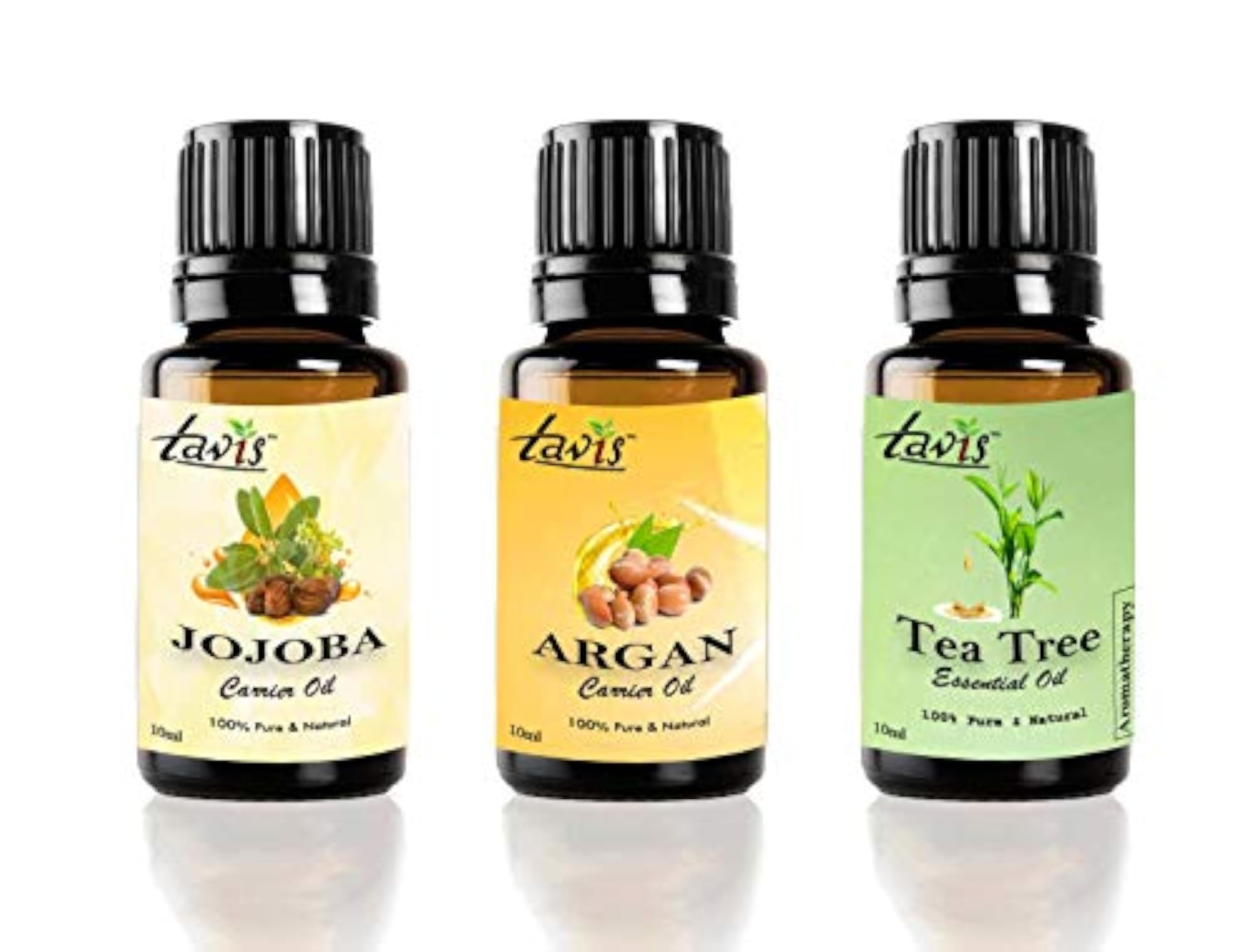 Argan Oil, Jojoba Oil, Tea Tree Oil, 50 ml
