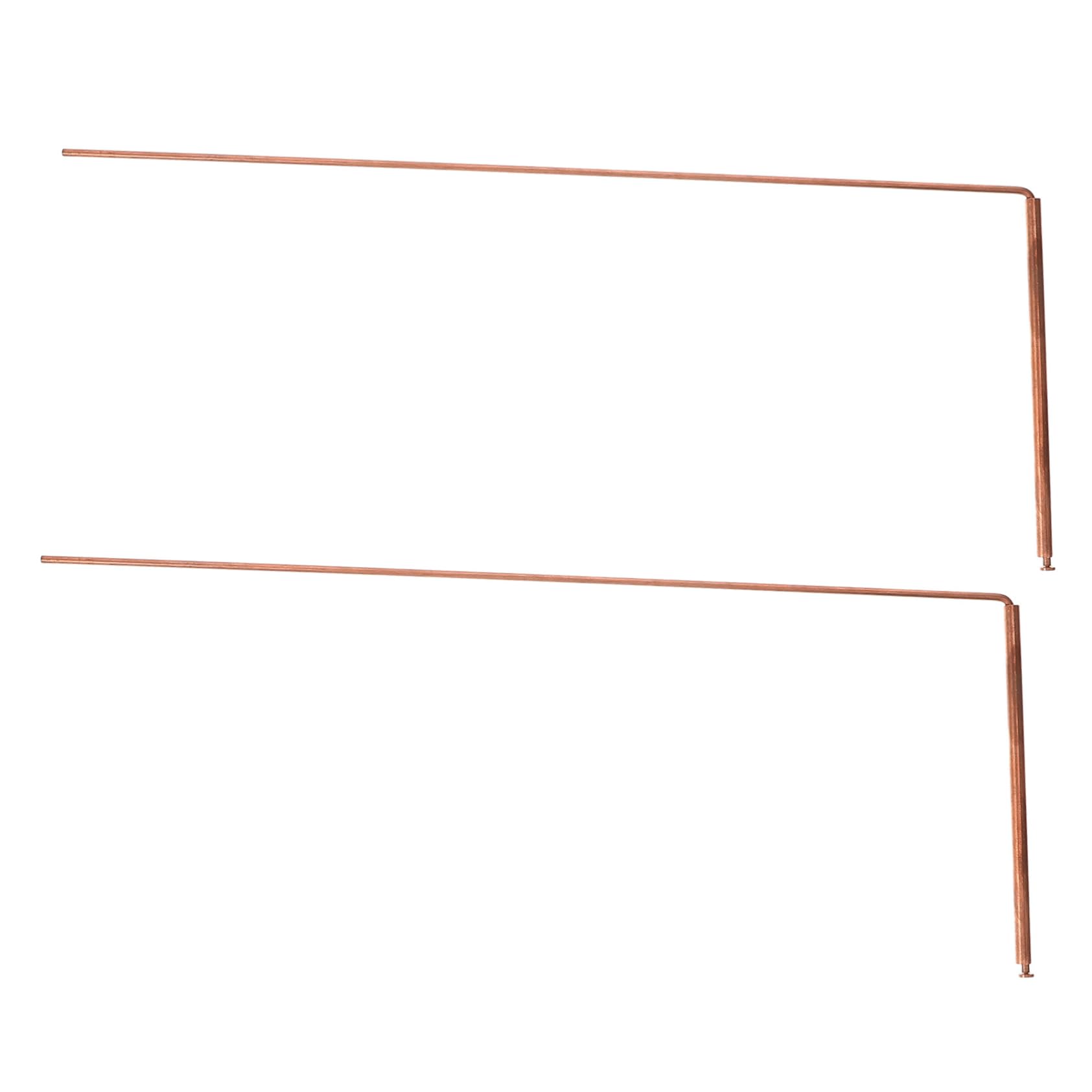 OFFSCH Water Dowsing Rods 2pcs Brass Dowsing Rods Kit Divining Tool for Ghost Hunting Treasure Seeking