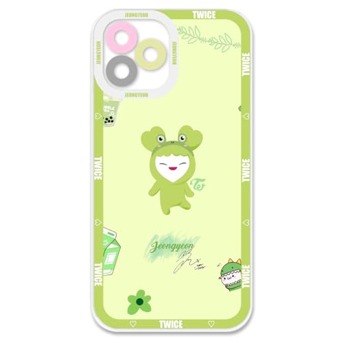 JEONGYEON Lovely �X�}�z�P�[�X TWICE �g�D���C�X �ϏՌ� �\�t�g iPhone16�ɑΉ����� �g�уJ�o�[ �N���A �ϏՌ� �l������~�� �����Y�ی� �X�����h�~ ����~�� �y��