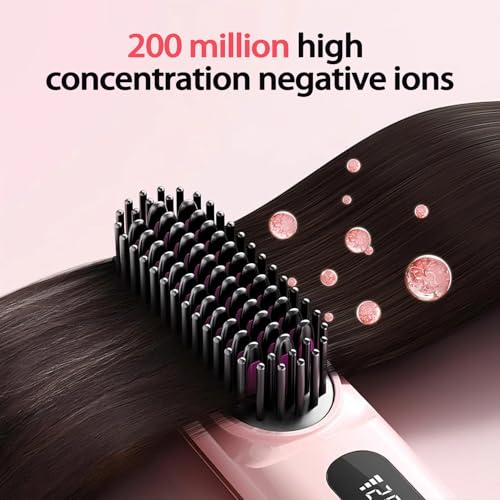Cepillo Alisador de Pelo Mini Inalámbrico Rosa miniatura 4