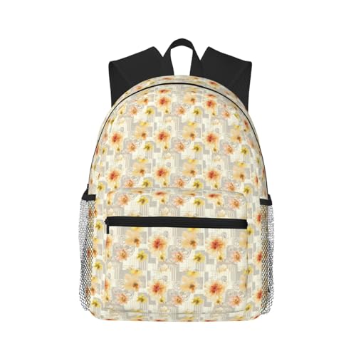 Sac à dos camping et plein air imprimé floral pour vos excursions nature