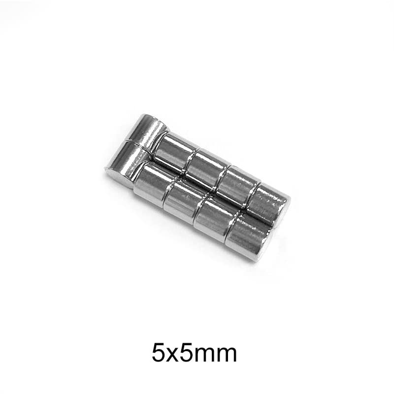 20~500pcs 5x5 mm Super Neodymium Disc 5mm x 5mm Small Round 5x5mm Permanent Sheet 5 * 5mm 5 * 5 Magnet(300PCS)