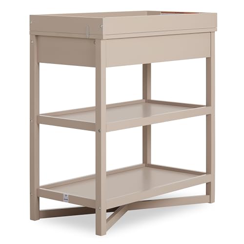 Dream On Me Owen Changing Table in Almond Butter