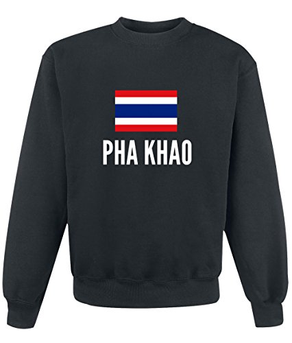 Felpa Pha khao city Black