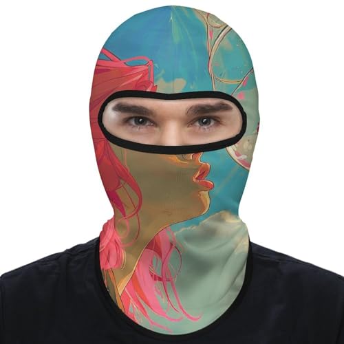 Balaclava Mask for Men Ski Mask for Women Glass Bowl Full Face Mask Face Cover for Cycling miniatura 1