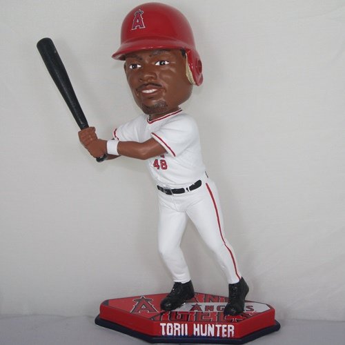 FOCO MLB Los Angeles Angels Hunter T. #48 Home Base Plate Bobble Head