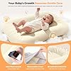 Jylvo Baby Lounger, Portable Baby Lounger for Newborns to 24 Months, Soft & Breathable Infant Nest with Thickened Support, Newborn Baby Essentials Gift for Home and Travel,Gray #3